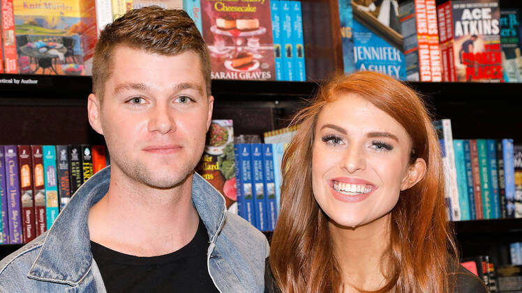 Jeremy Roloff and Audrey Roloff In A Book Store