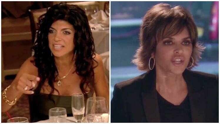 housewives fights lisa rinna giudice