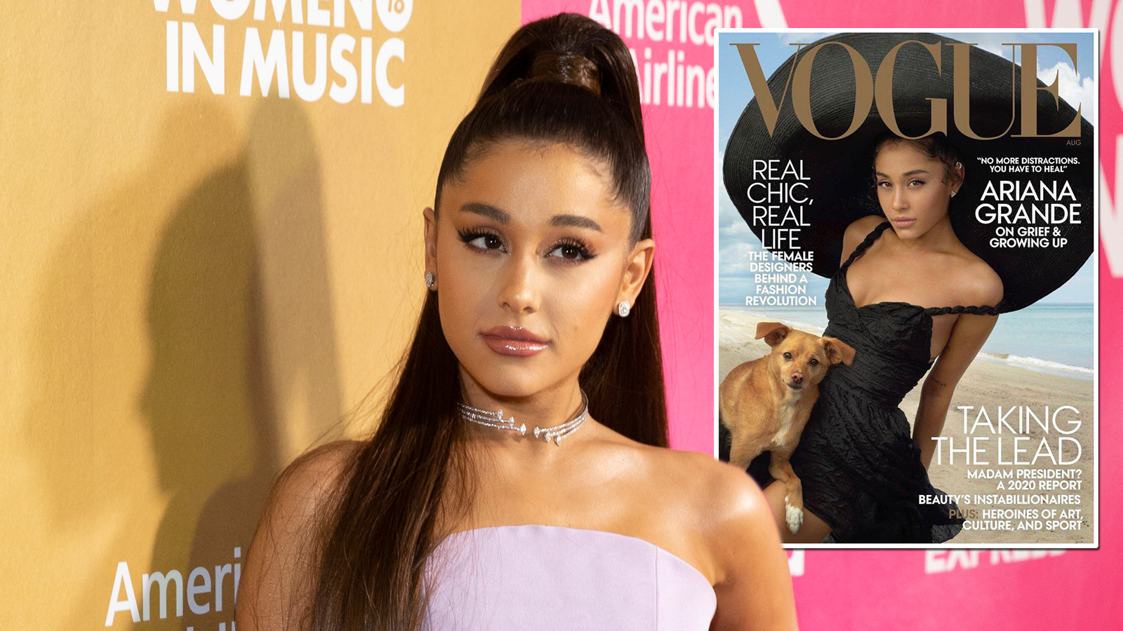 Ariana Grande Socks Porn - Ariana Grande Attacked for Looking Too Tan on 'Vogue' Cover