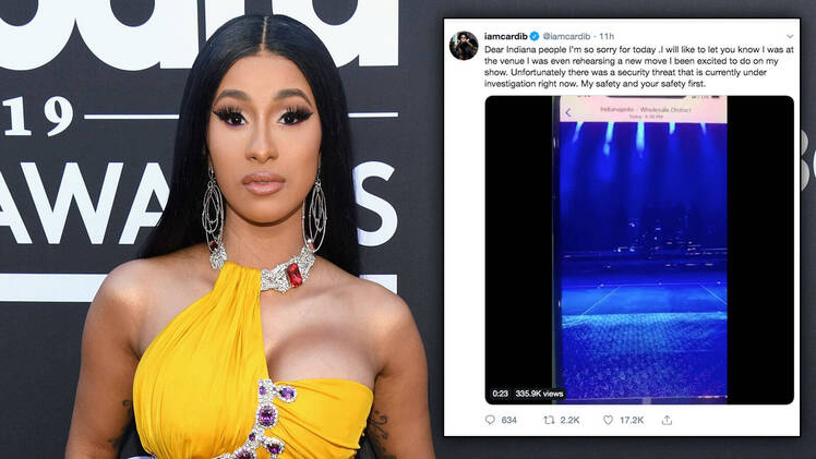 Cardi B Apologizes to Fans After 'Security Threat' at Concert: 'My Safety and Your Safety First'