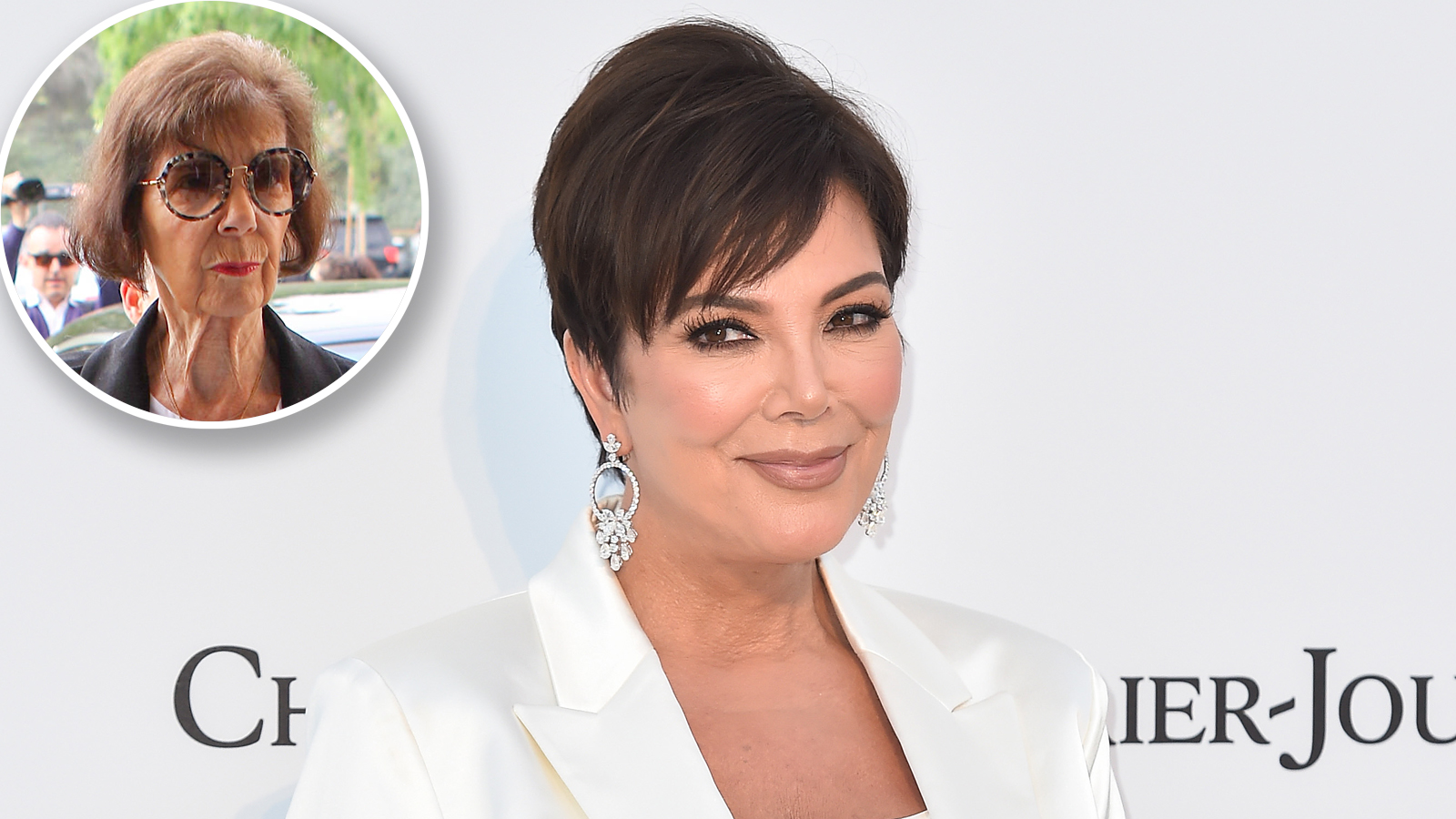 Kim Kardashian and her mother Kris Jenner leaving the Louis