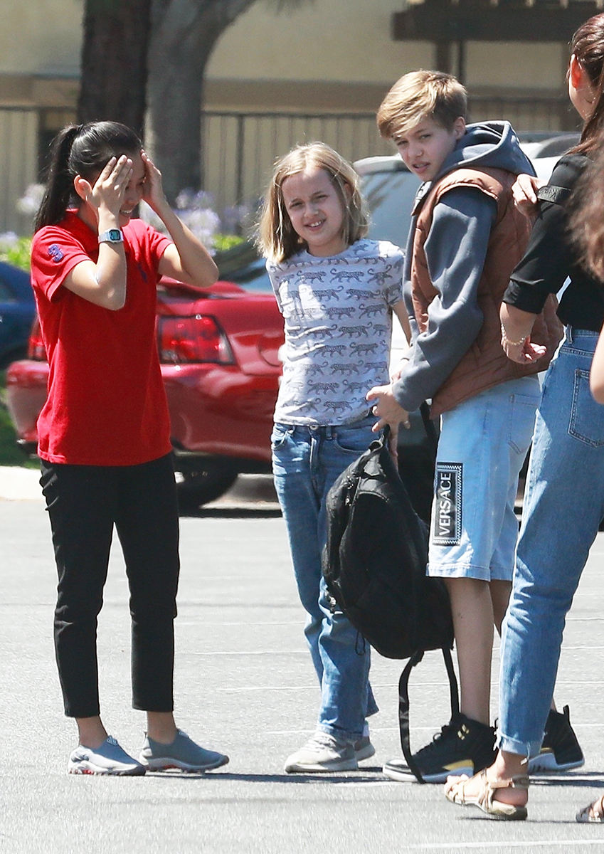 Shiloh and Vivienne Jolie-Pitt Spotted With Friends: Photos