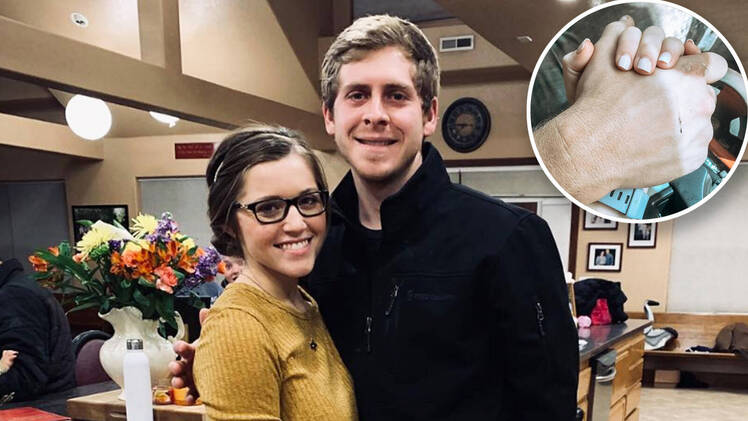 Joy Anna Duggar Austin Forsyth Hold Hands