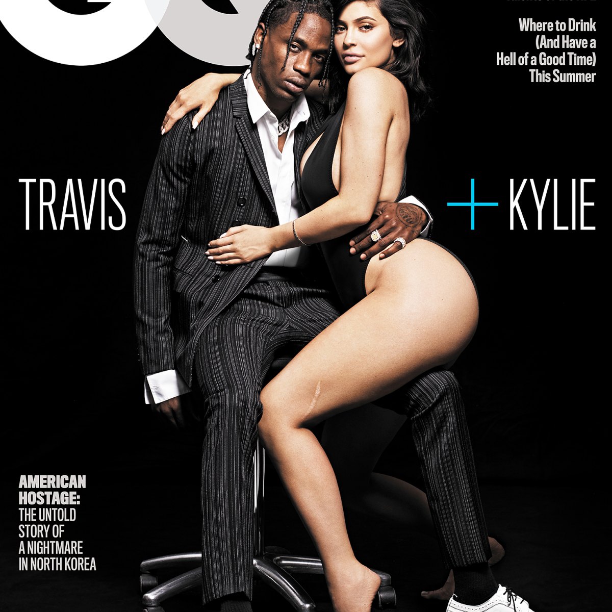 Kylie Jenner does not hide her sensuality with provocative black