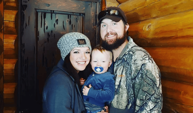 maddie brown and calb brush welcome daughter