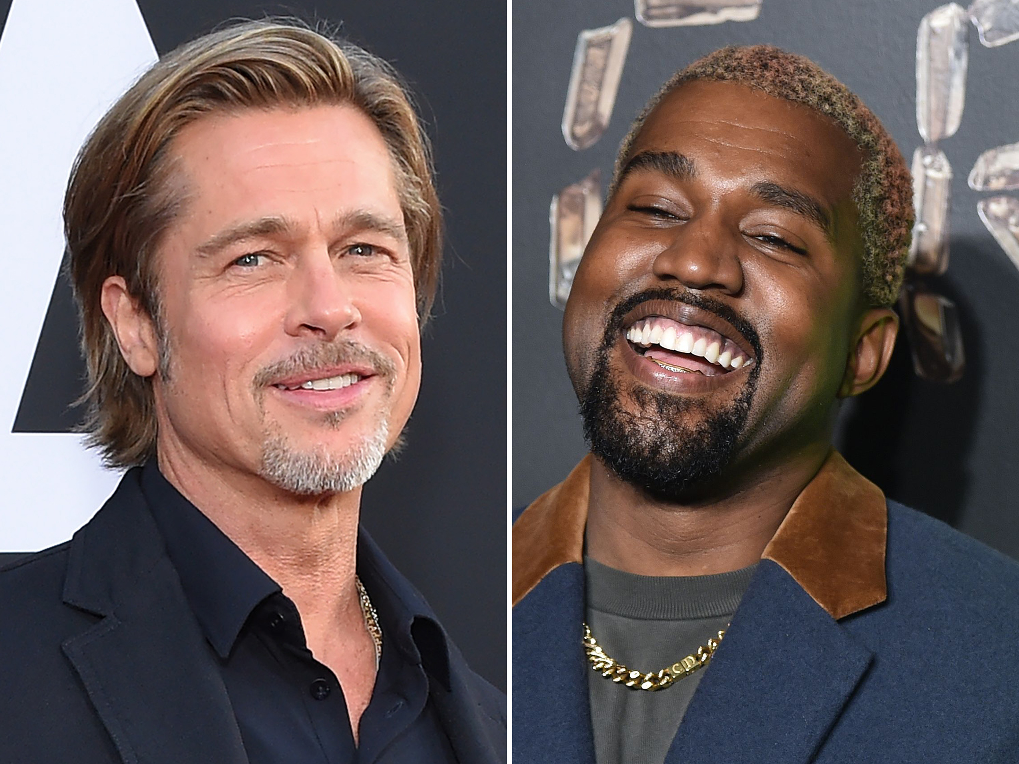 Brad Pitt Loves How Kanye West Is In The World Messing Things Up brad pitt loves how kanye west is in