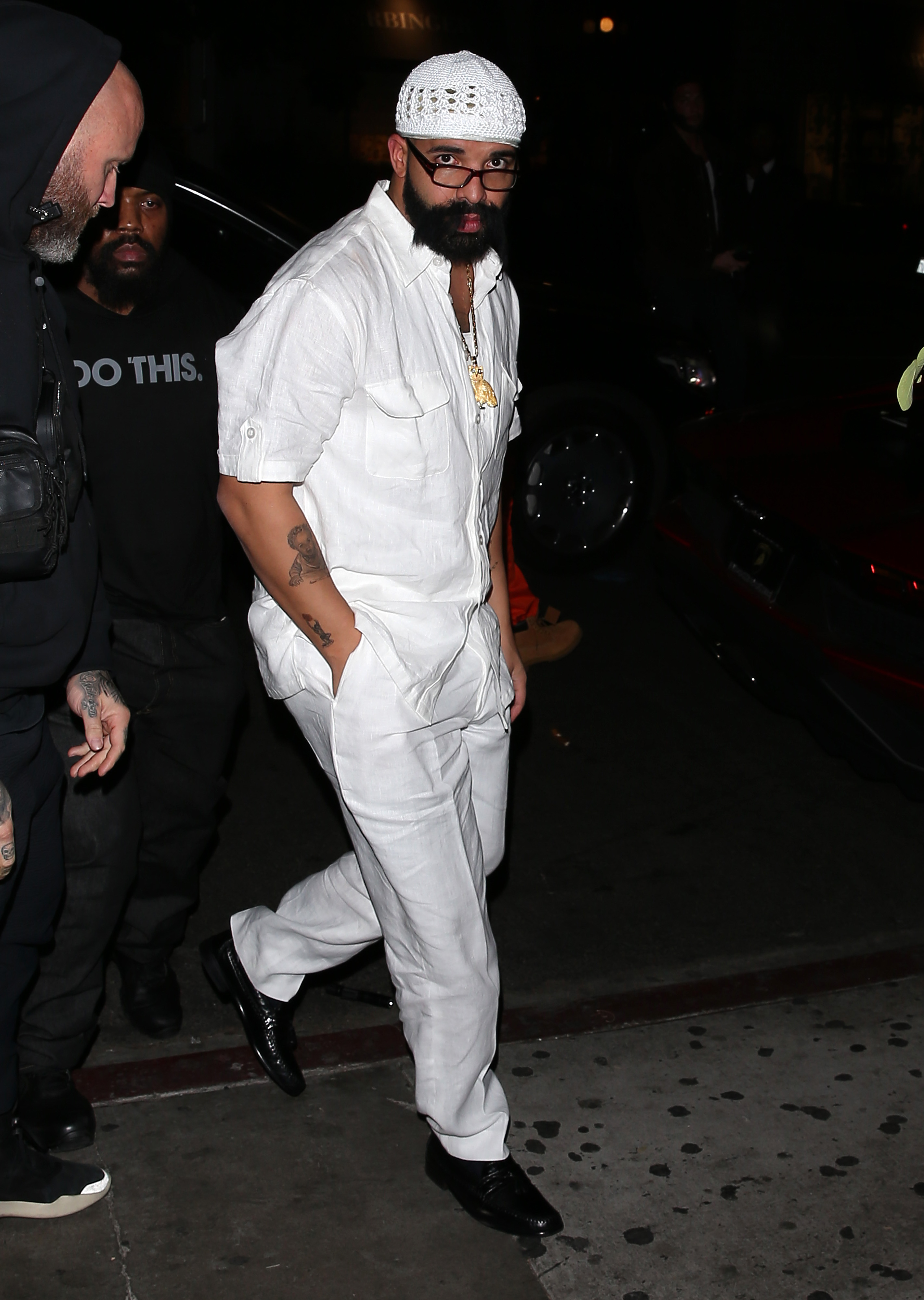 Drake Dresses as His Dad at Halloween Party Amid Feud — See Photos