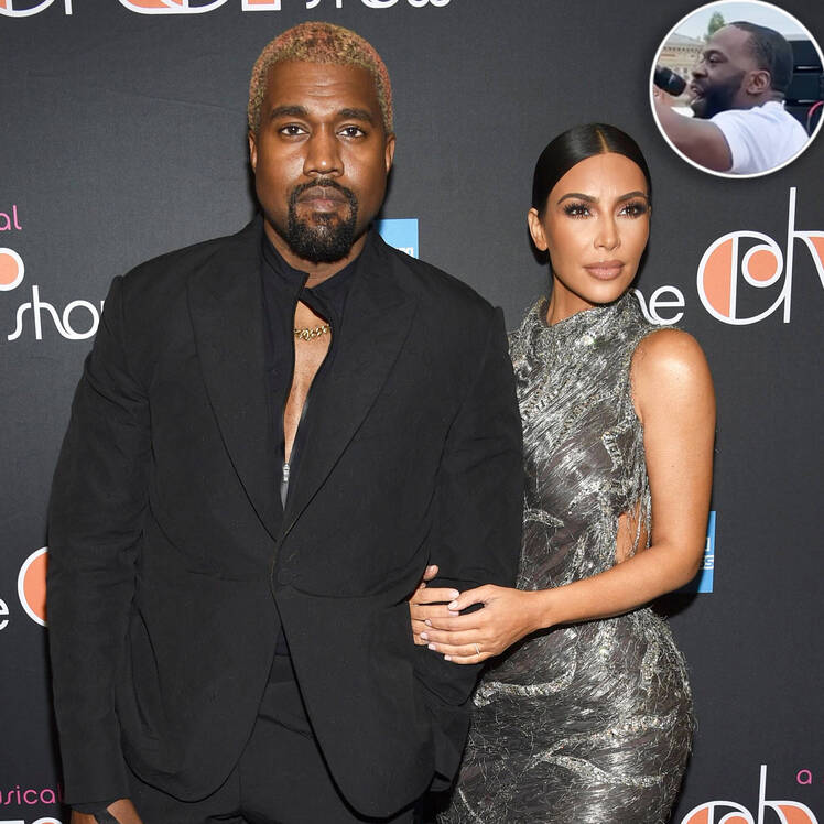 Former Prisoner Kim Kardashian West Helped Free Attends Kanye West Sunday Service Momolu Stewart Embraces Family after Prison release