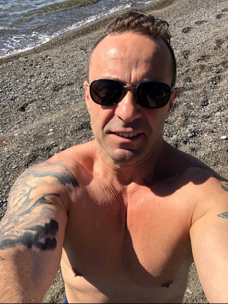 Joe Giudice Looks Happy Healthy Beach Italy