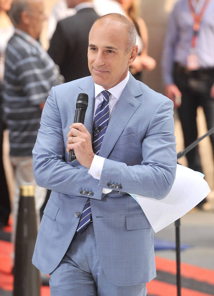 Matt Lauer Wearing a Suit on the Today Show