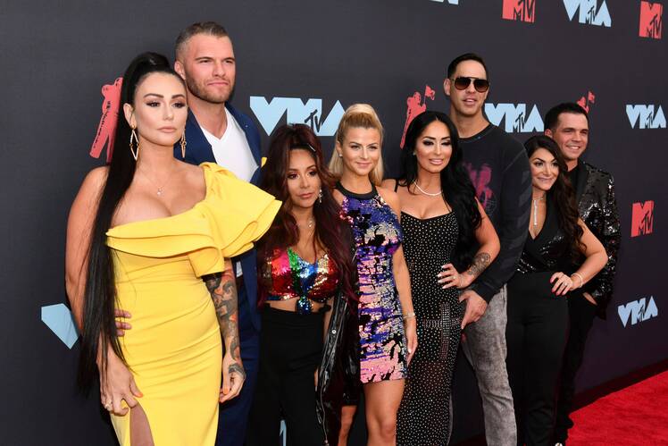 Jersey Shore Cast Jenni Farley and Angelina Pivarnick Drama With Zack Clayton