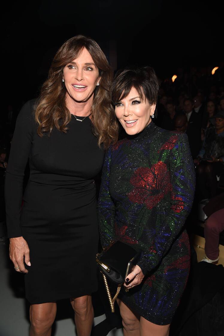 Caitlyn and Kris Jenner Smiling