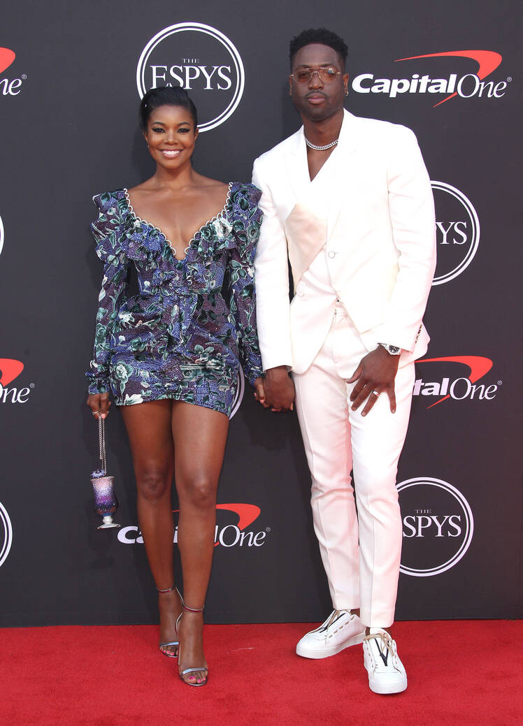 gabrielle union leans on dwyane wade amid agt drama