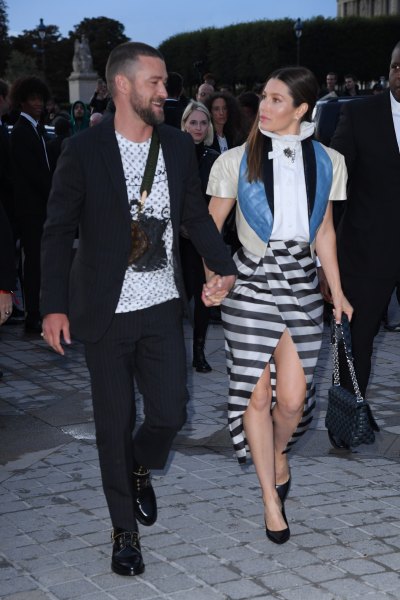 Justin Timberlake carrying Louis Vuitton Luggage Justin Timberlake was seen  walking through…