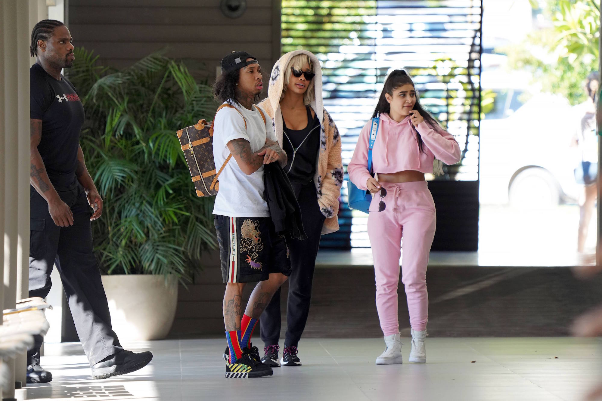 Tyga Travels With Amber Rose AE Edwards and Ana Beatriz Boaretto