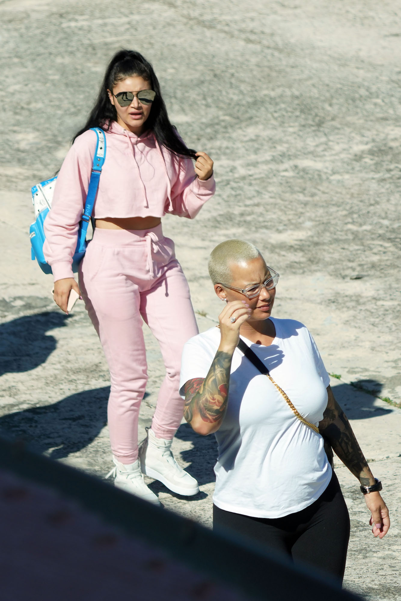 Tyga Travels With Amber Rose AE Edwards and Ana Beatriz Boaretto