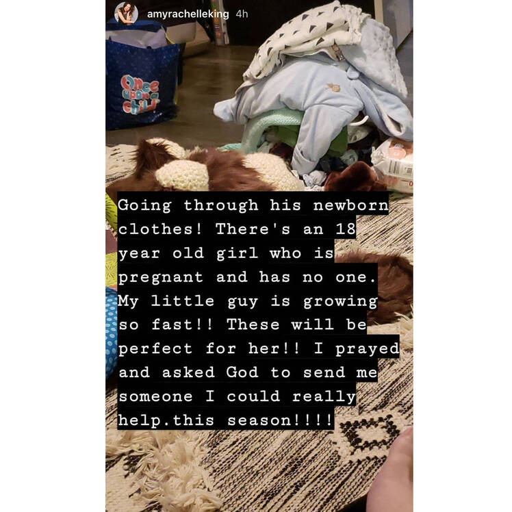 Amy Duggar Shares Plan to Gift Dax’s Old Baby Clothes to a Mom in Need
