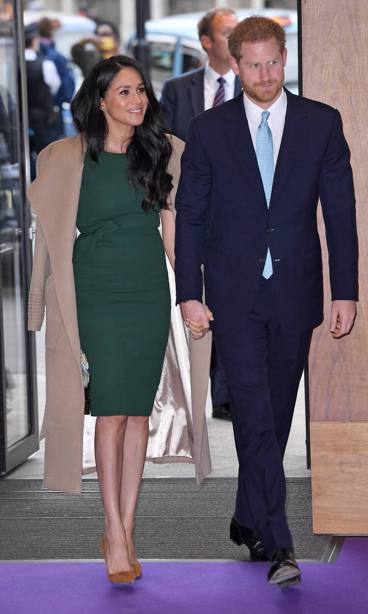Prince Harry With Meghan Markle Holding Hands