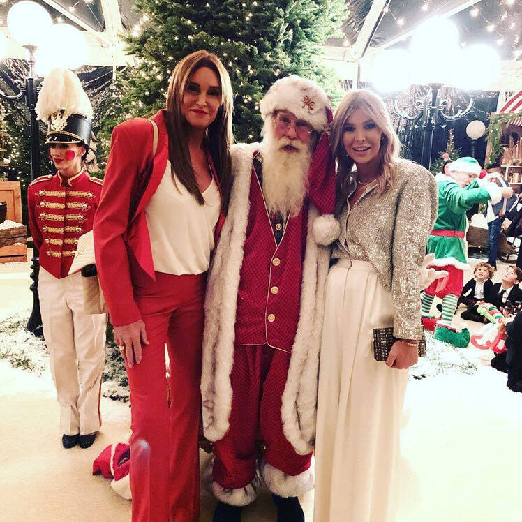 Sophia Hutchins with Caitlyn Jenner Instagram Christmas 2019
