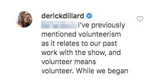 Derick Dillard Instagram Comments