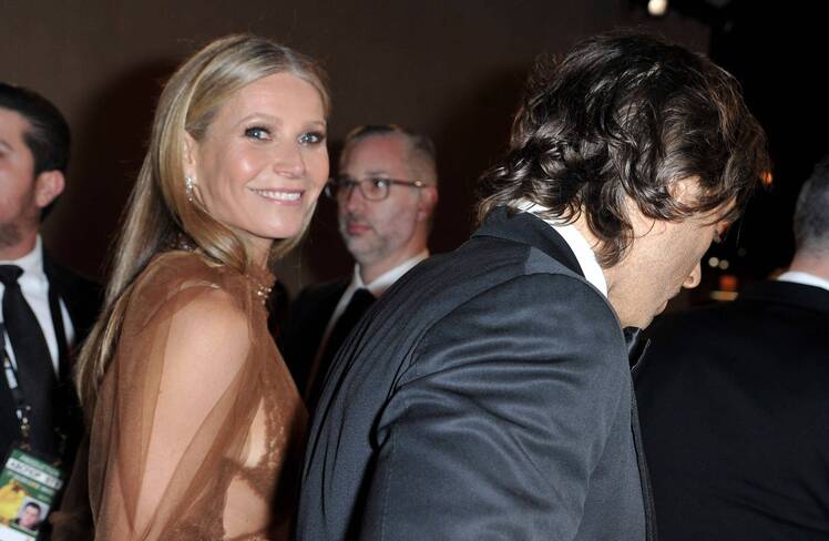 Gwyneth Paltrow Brad Falchuk Golden Globes 2020