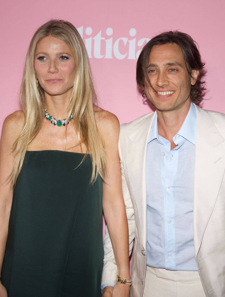 Gwyneth Paltrow and Brad Falchuk at the politician premiere