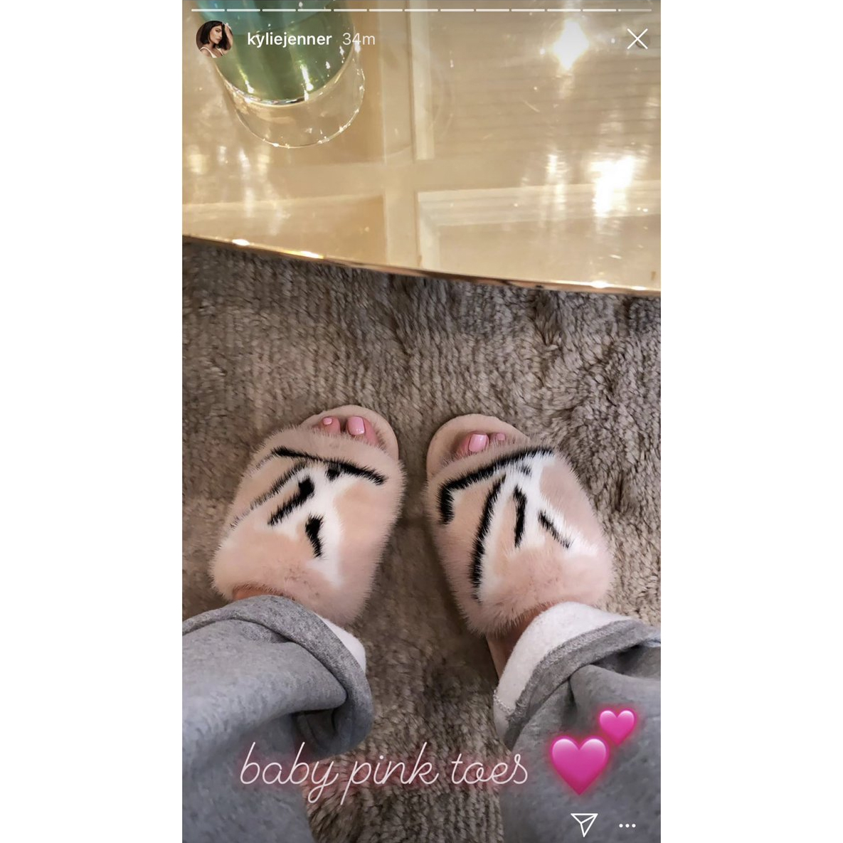 Why Kylie Jenner Is Getting Backlash for Her Mink Louis Vuitton Slippers