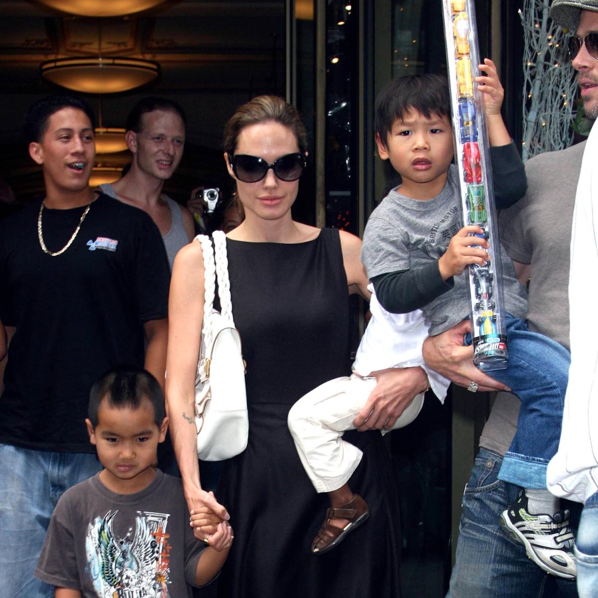 Angelina Jolie and Brad Pitt's son Pax, 19, looks unrecognizable in rare  public outing with famous mom
