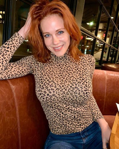 Maitland Ward shows off her Camel Toe T-Shirt while relaxing in