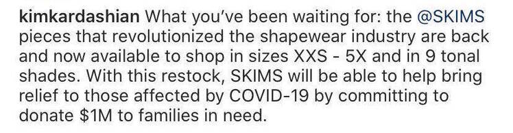Kim Kardashian Skims Caption