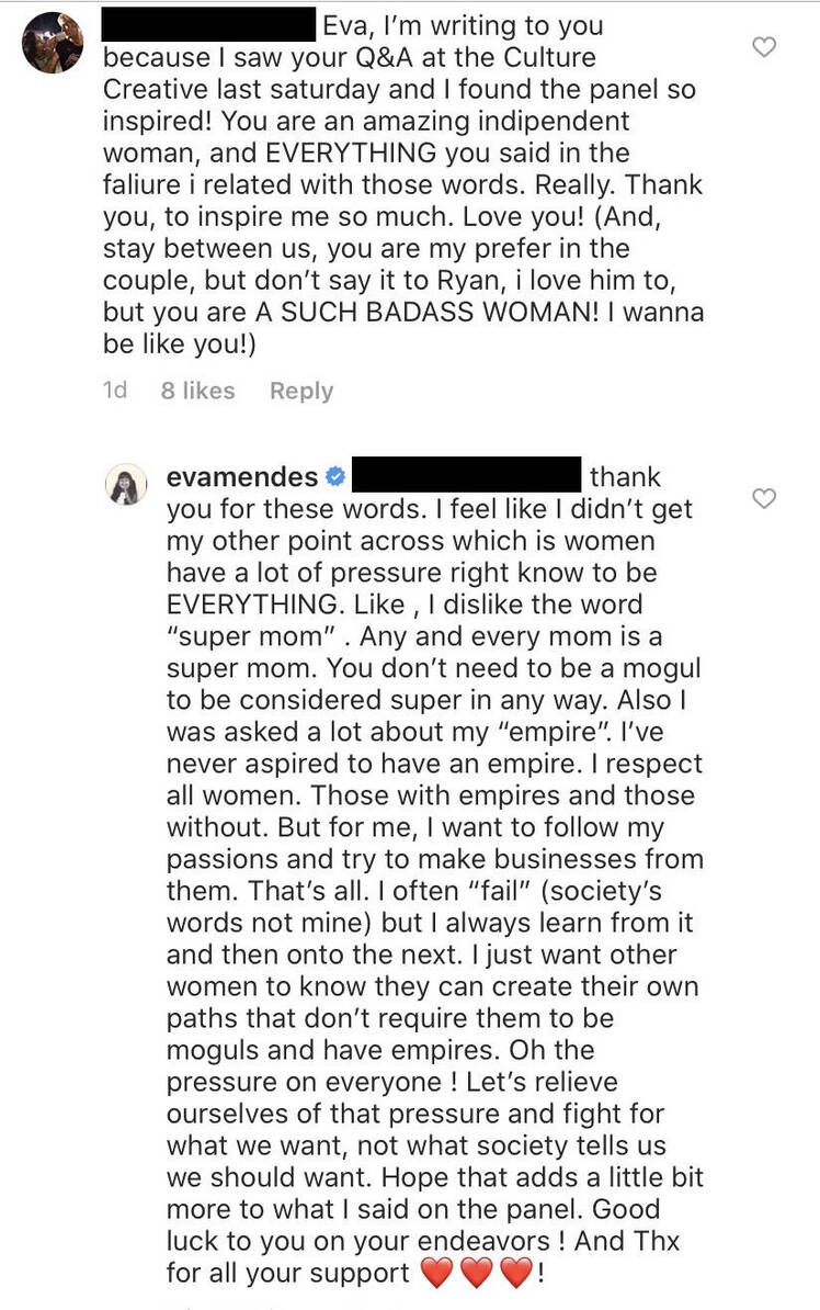 Eva Mendes Explains Why She Doesnt Like Being Called Supermom in Instagram comments