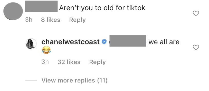 chanel west coast tiktok