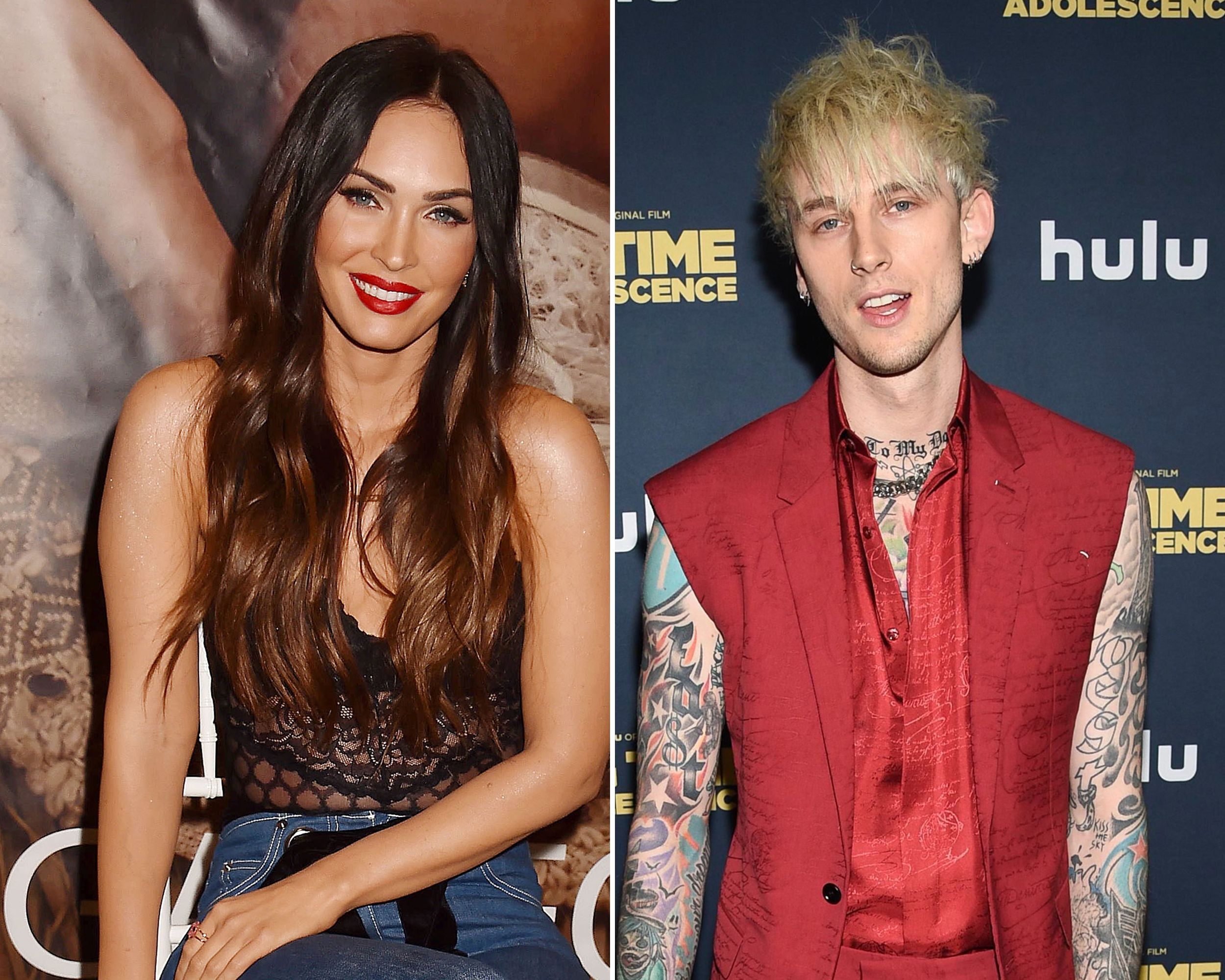 Real Celebrity Porn Megan Fox - Megan Fox and Machine Gun Kelly Have Been 'Hooking Up for Weeks'