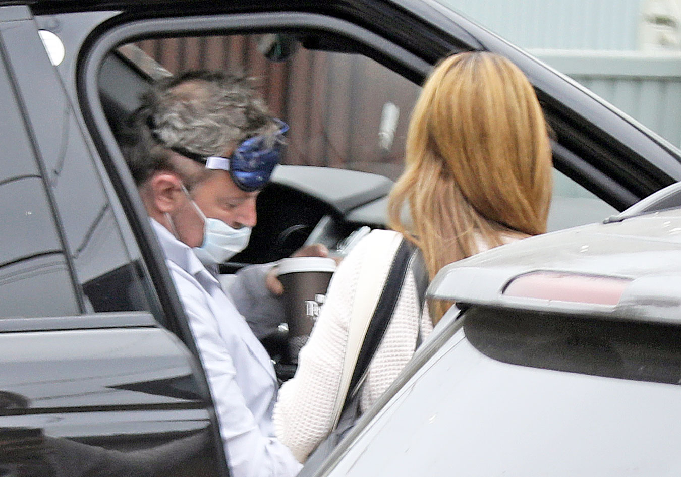 Matthew Perry Exhausted as Friend Helps Him Out of a Car ...