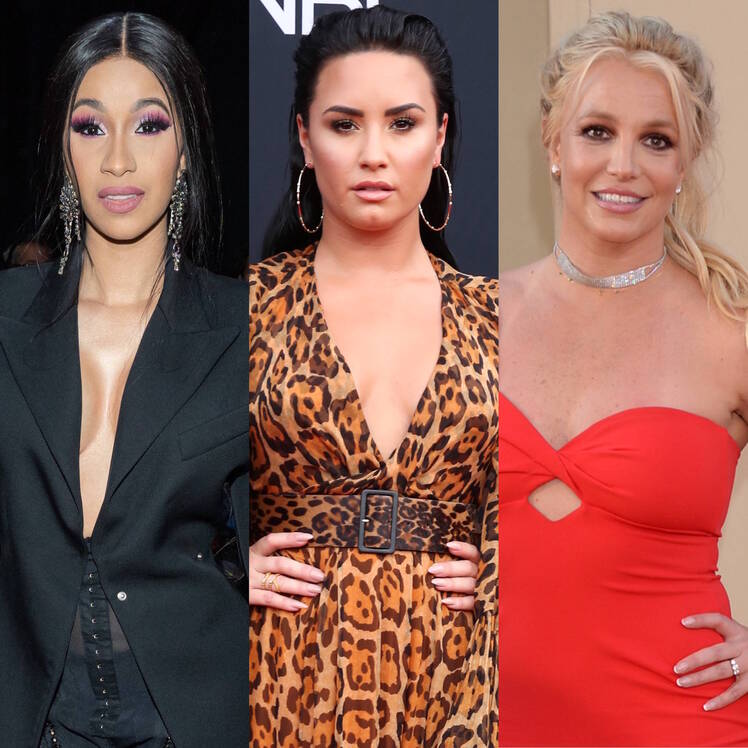 cardi b, demi lovato, britney spears and more celebrities participate blackout tuesday