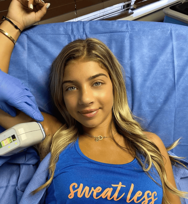 Gia Giudice Underarm Treatment