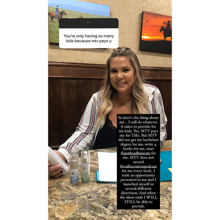 Teen Mom 2 Star Kailyn Lowry Debunks Claims She Keeps Having Babies Because MTV Pays Her