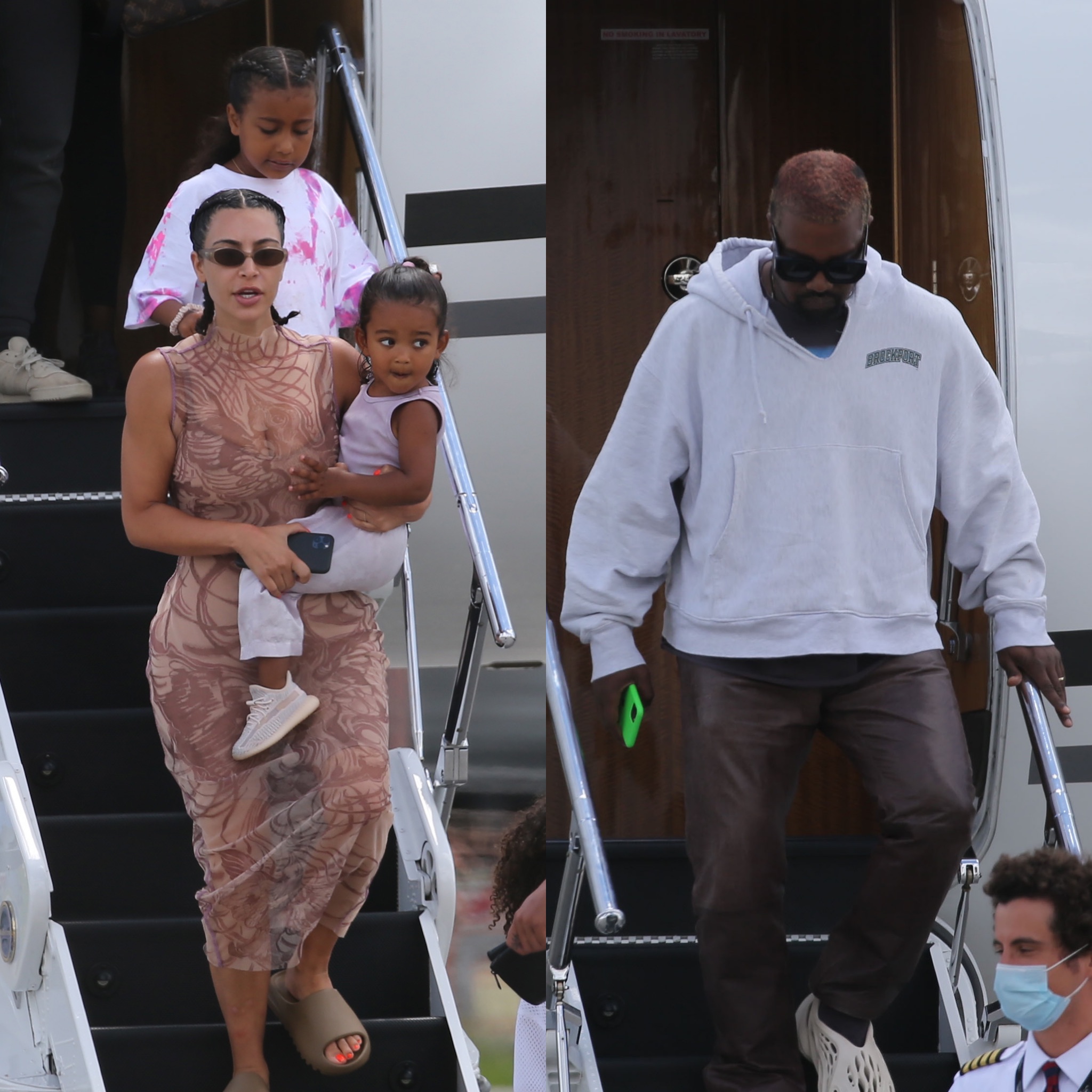 Kim Kardashian, Kanye West Return From Family Vacation Amid Drama | In Touch Weekly