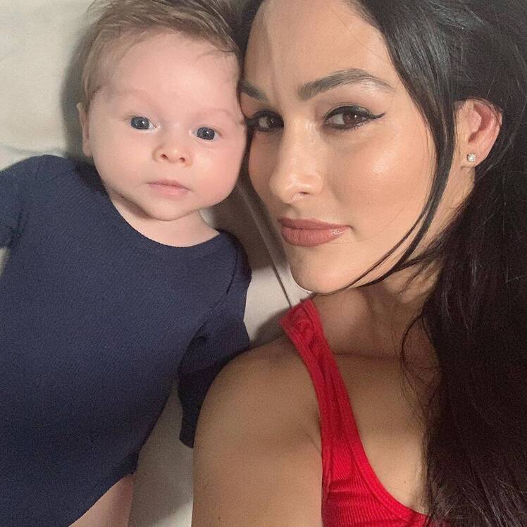 Nikki Bella and Artem Chigvintsev's Son Matteo