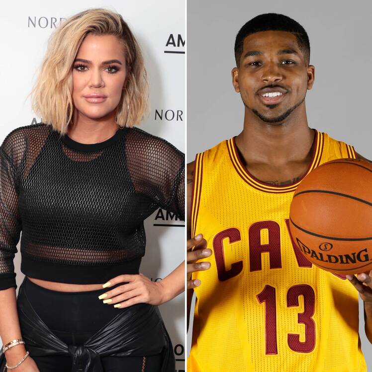 Khloe Kardashian Visits Boyfriend Tristan Thompson in Boston