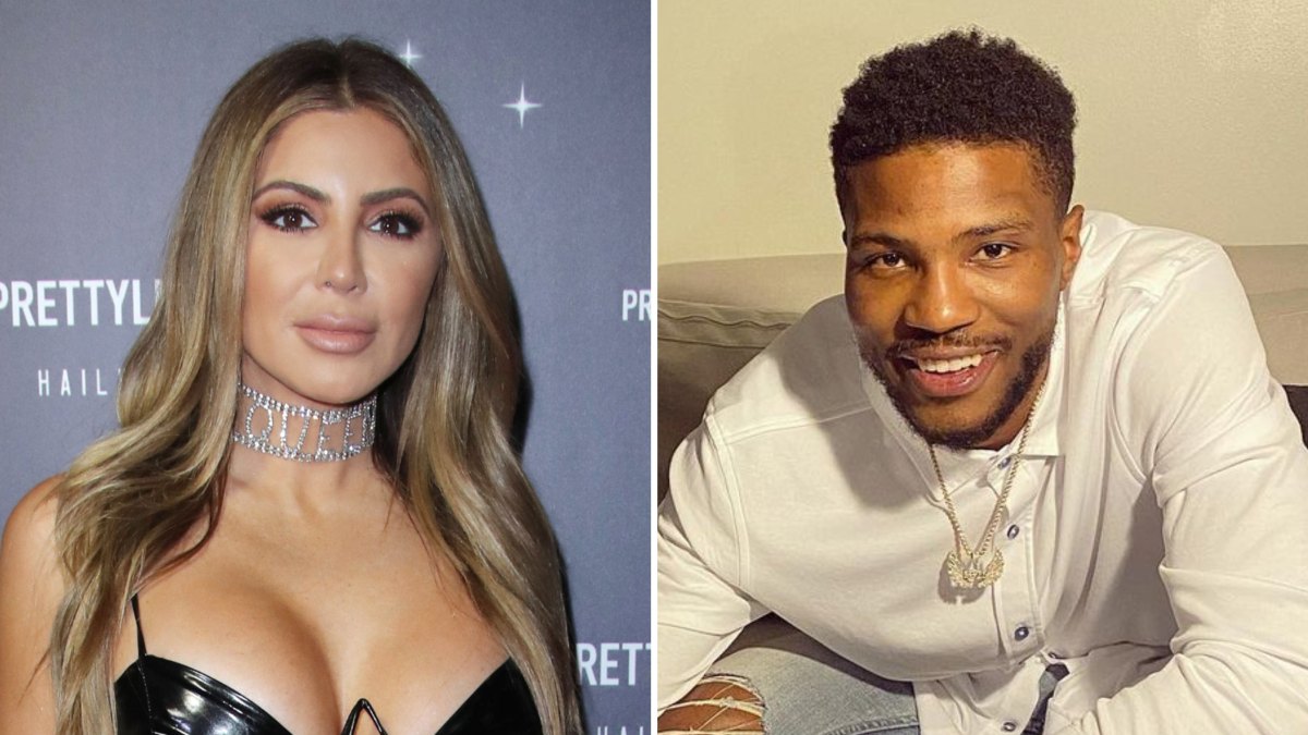 Larsa Pippen, Malik Beasley Pose in Front of Christmas Tree Together