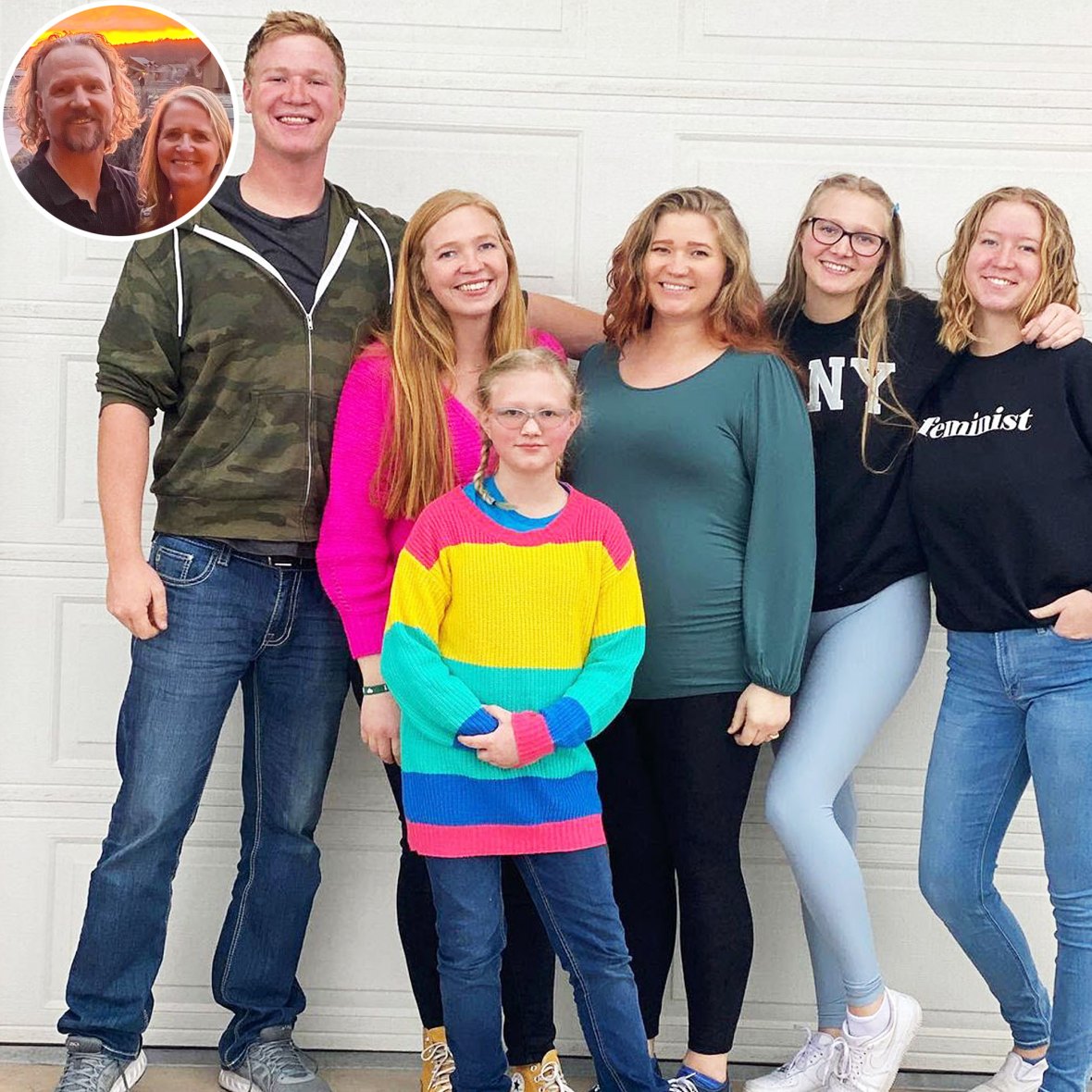 Sister Wives' Christine Brown Shares Rare Photo With All 6 Kids