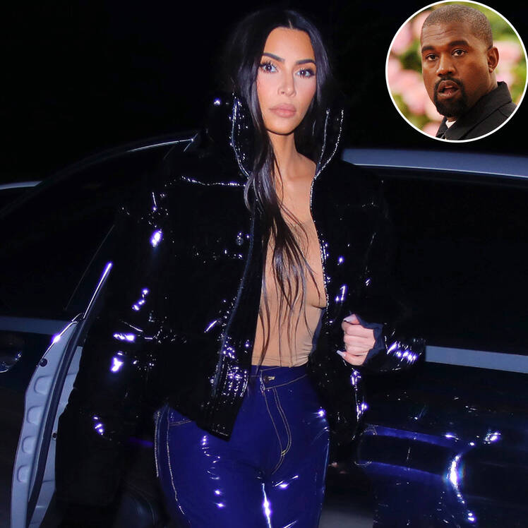 Kim Kardashian Steps Out Without Wedding Ring Night Before She Files for Divorce From Kanye West
