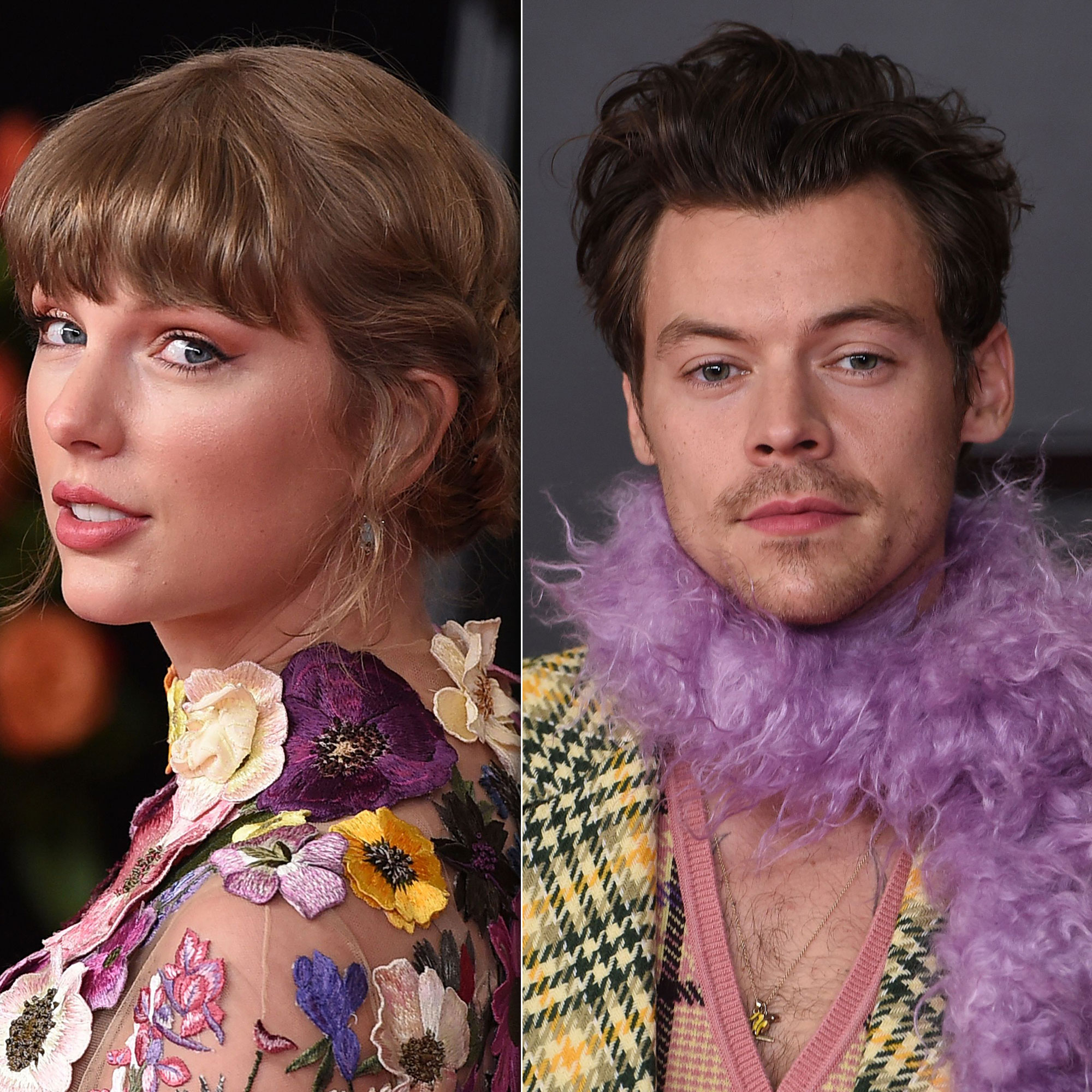 2000px x 2000px - Taylor Swift, Harry Styles Reunite at 2021 Grammys: Video