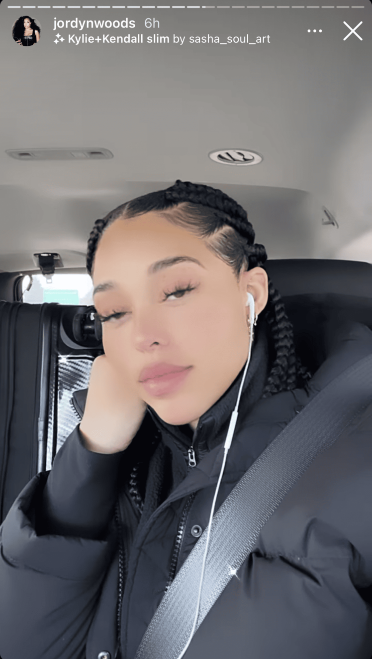 Jordyn Woods Shouts Out Kylie Jenner After Cheating Scandal Instagram Filter