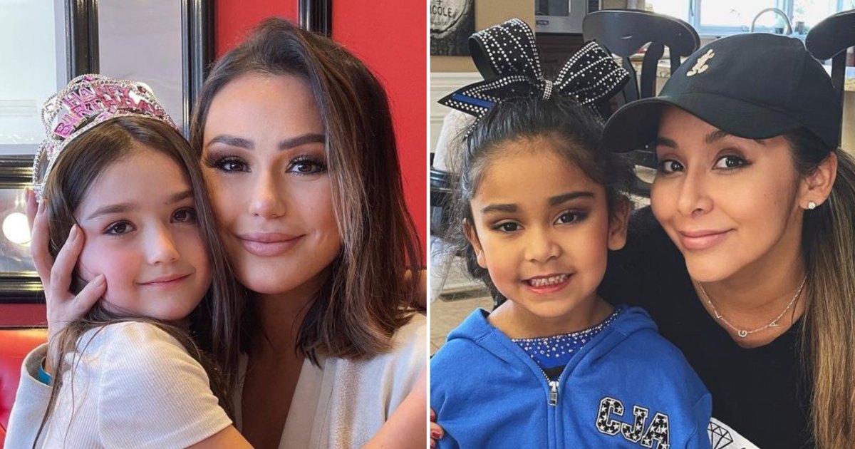 Jersey Shore star JWoww's daughter Meilani, 7, & Snooki's girl