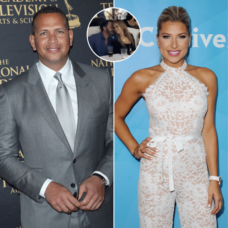 A-Rod Jet Skis With Melanie Collins By J. Lo and Ben's Yacht