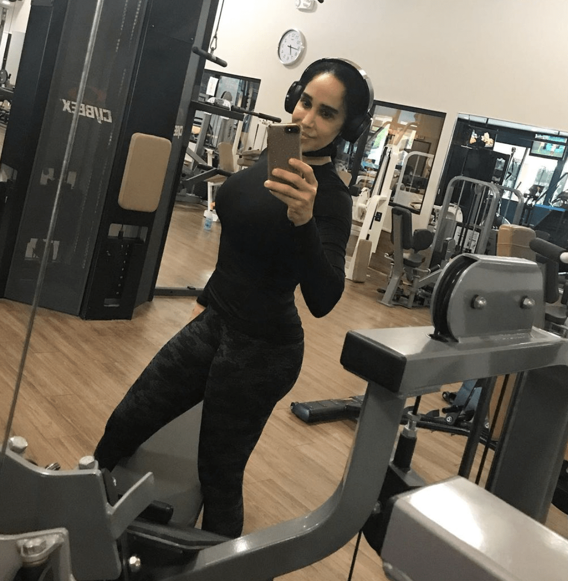 Octomom Nadya Suleman Gym Photos Fitness Evolution 