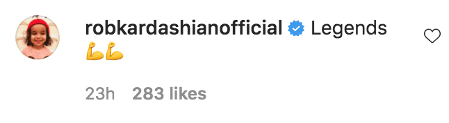Rob Kardashian Comment