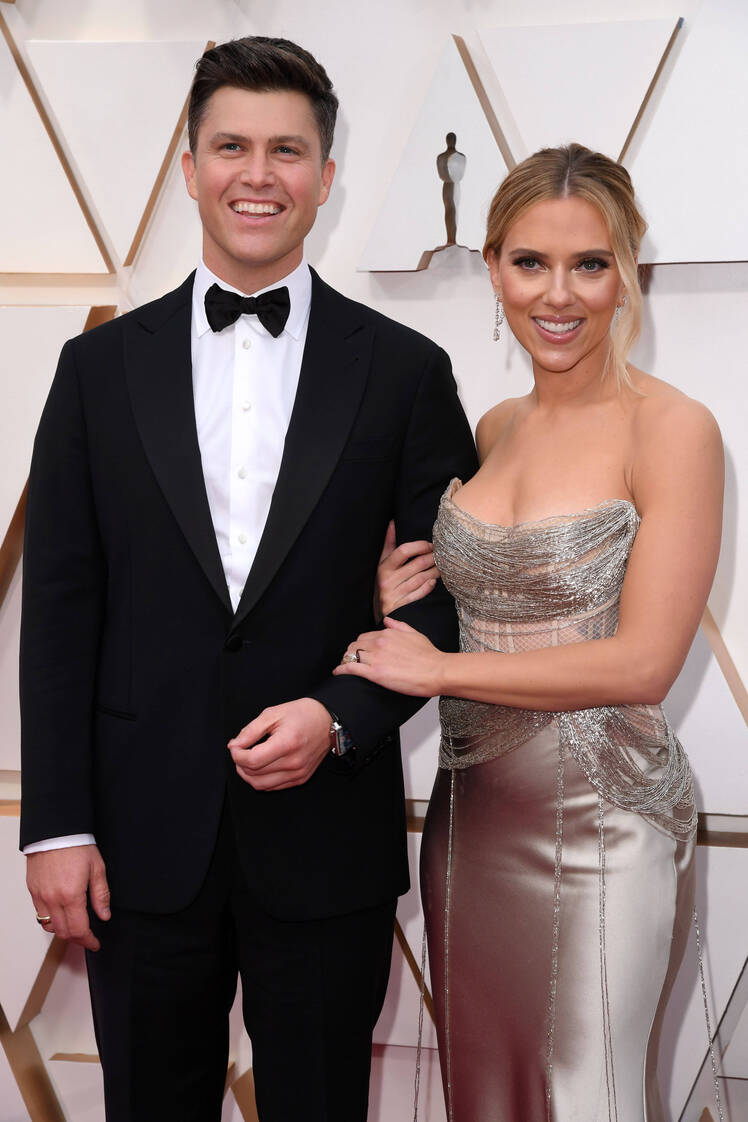 scarlett johansson gives birth baby no 2 1st child with colin jost